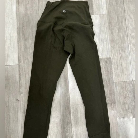 lululemon athletica Pants - Lululemon Align Crop Olive Green 21"